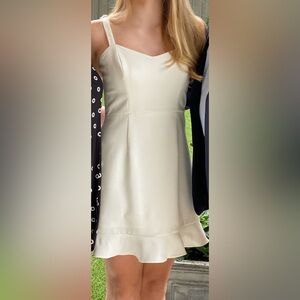 French Connection Cream Mini Dress, size 6, EUC